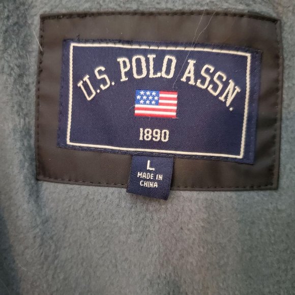 Vintage US POLO ASSN. Men’s Hooded Jacket Arctic R - Picture 4 of 5